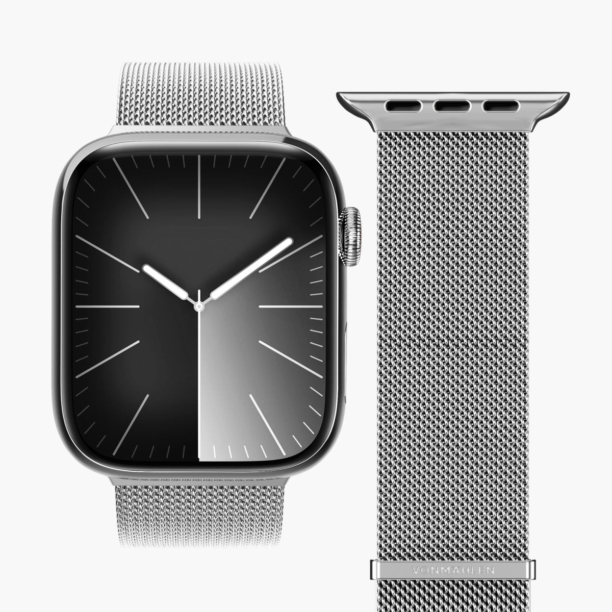 Vonmählen Milanese Loop 2 – Silber, für Apple Watch