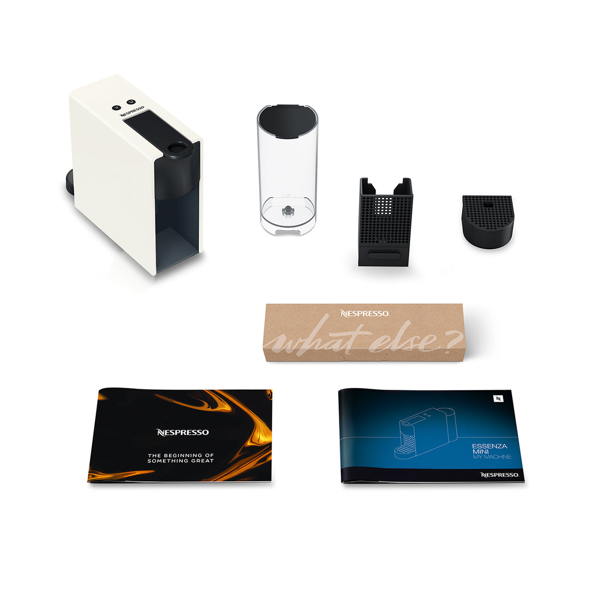 Krups XN1101 Kapselmaschine – für Nespresso, 0,6 l, schwarz/weiss