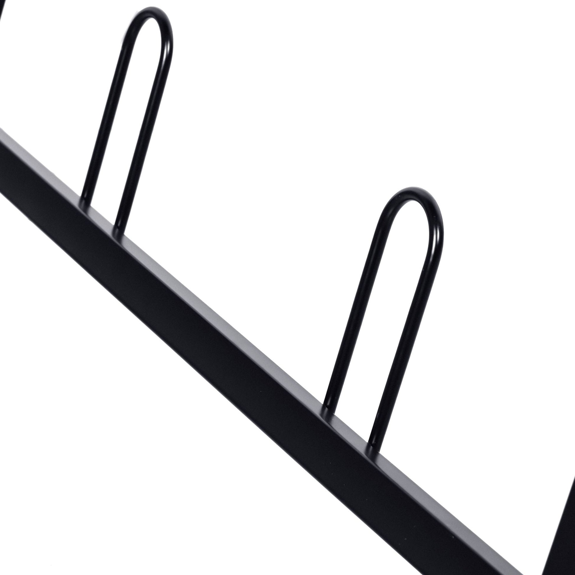 Relaxdays Wäscheständer – faltbar, 12 kg Tragkraft – Stahl/Kunststoff – schwarz – 1710 × 1045 × 580 mm