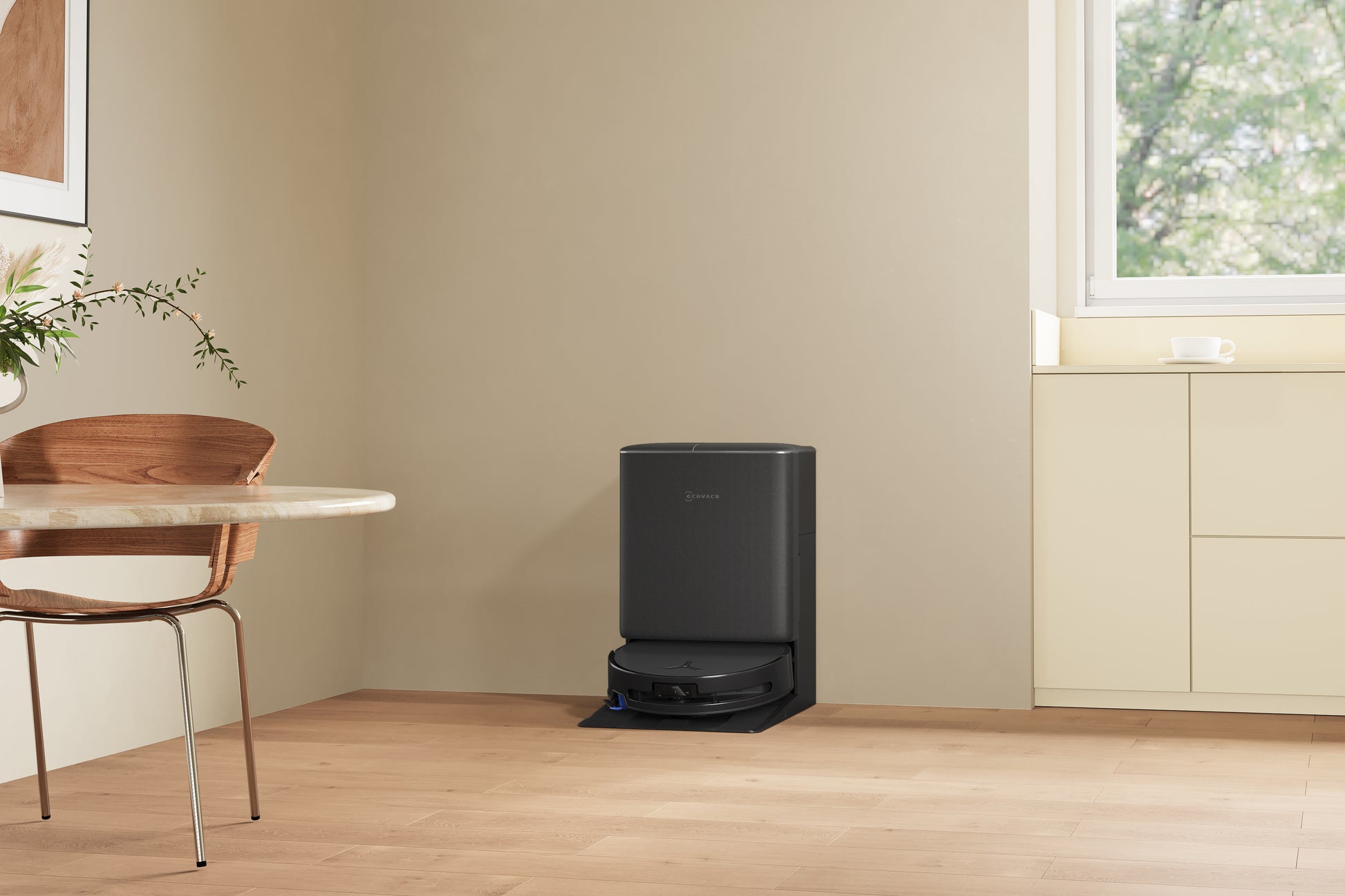 Ecovacs Saugroboter DEEBOT T90 PRO OMNI, mit Absaugstation, mit Wischfunktion – 30000 Pa, 350 min, Höhe 98 mm