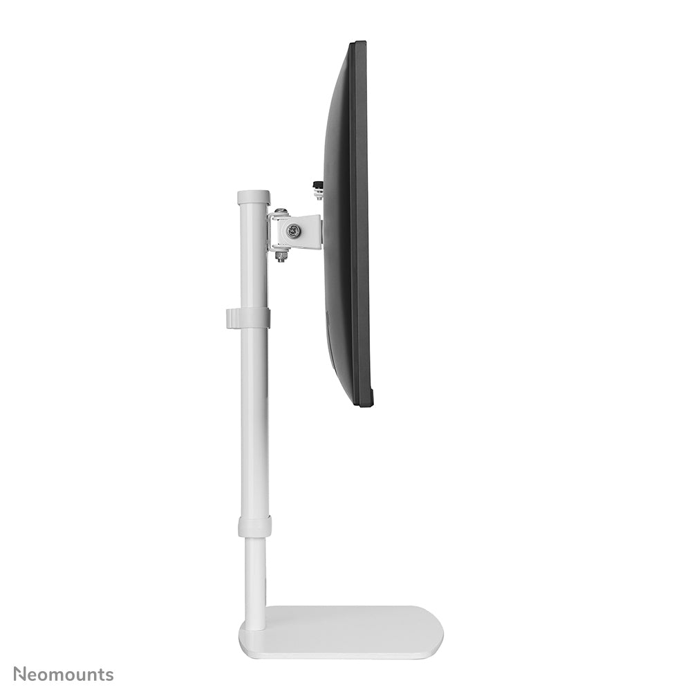 Neomounts Tischhalterung, bis 30", VESA 75 × 75/100 × 100 mm, 6 kg, höhenverstellbar, neigbar, weiss