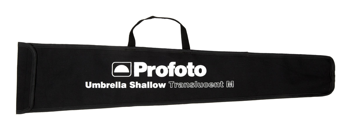 Profoto Flacher durchscheinender M Blitzschirm – 105 cm, Tiefe 280 mm, Stoff/Glasfaser – Durchscheinend