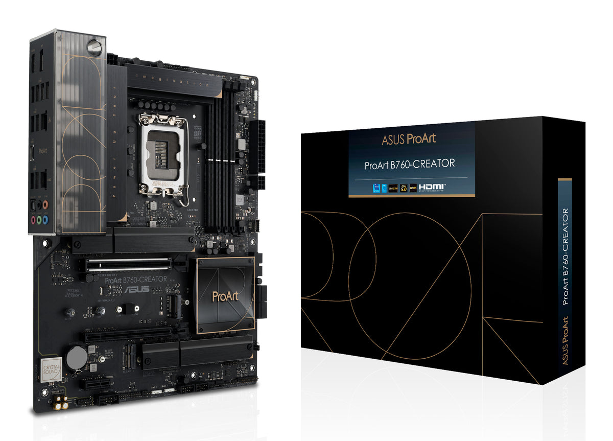 Asus ProArt B760-CREATOR – ATX Mainboard, Intel B760, LGA 1700, DDR5, 3× M.2, 4× SATA III
