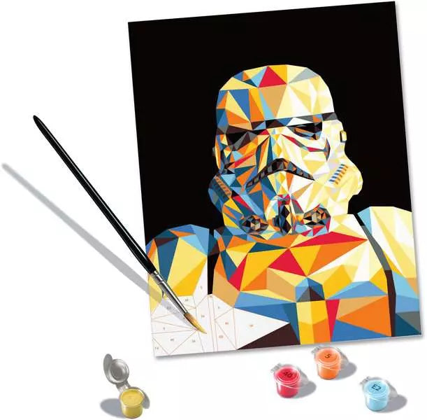 Ravensburger CreArt – Malen-nach-Zahlen-Set – Star Wars Stormtrooper – 30 × 24 cm – ab 12 Jahren