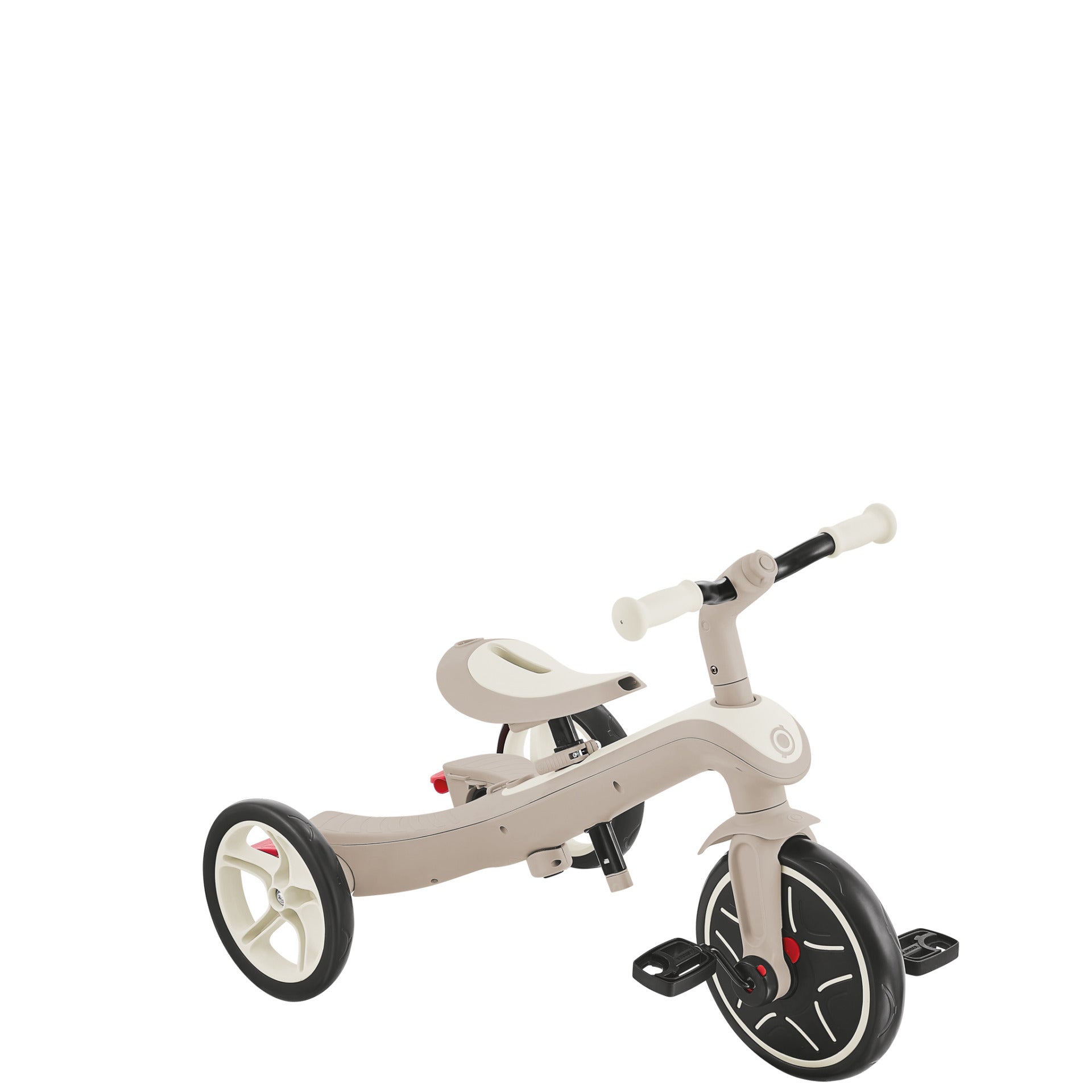 Globber Explorer 4-in-1 Ecologic Dreirad – Ø 25,4 cm – ab 10 Monaten – beige – Polycarbonat – max. 20 kg