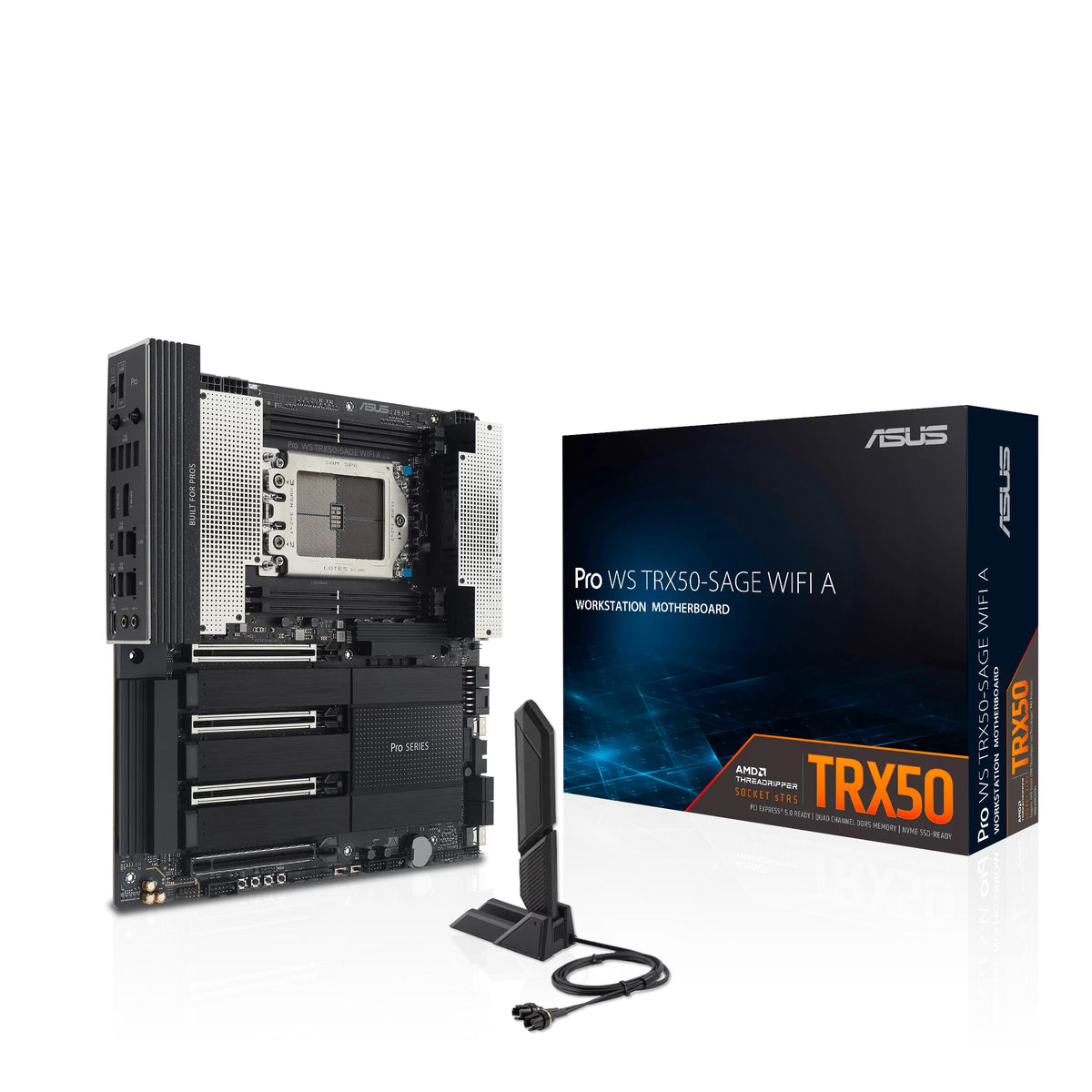 ASUS PRO WS TRX50-SAGE WIFI A – Mainboard – sTR5, TRX50, CEB, DDR5, für Ryzen Threadripper 7000/PRO 7000