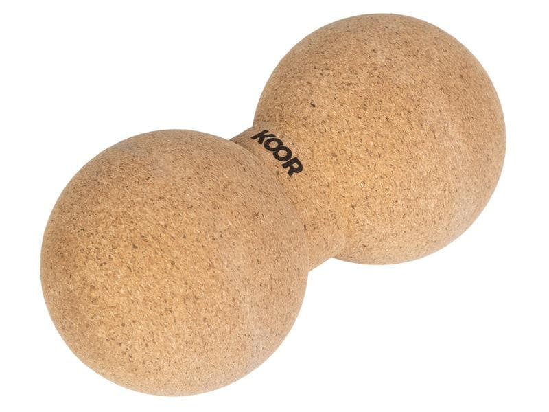 KOOR Peanut-Übungsball F01631 – 16 × 8 cm – Kork, braun