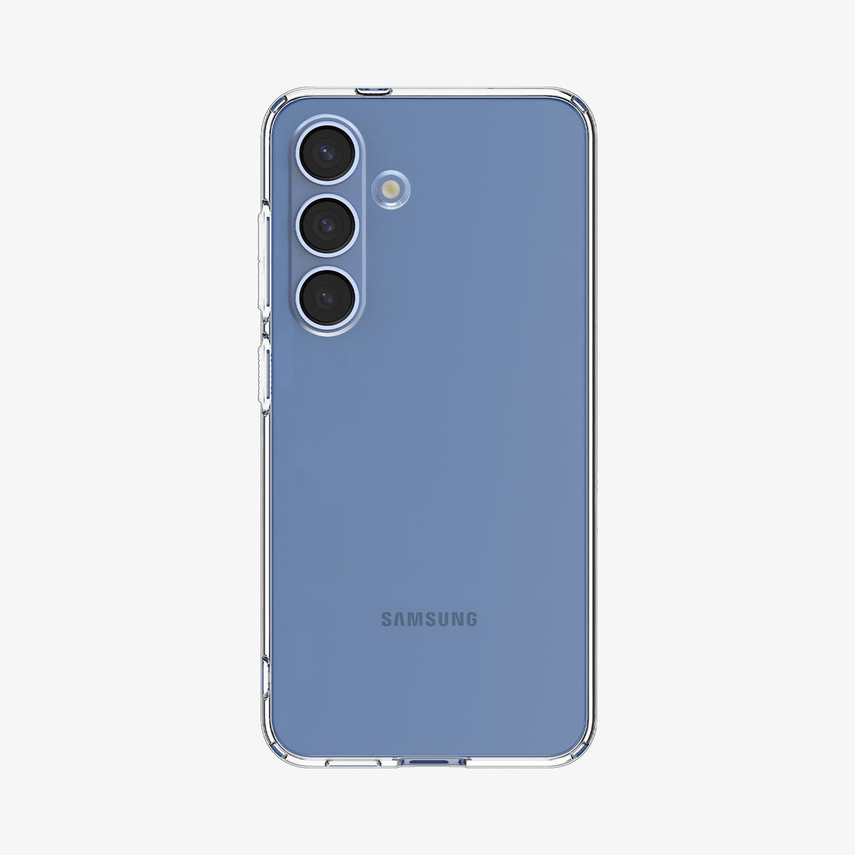 Spigen Liquid Crystal Backcover – für Samsung Galaxy S25, TPU, Transparent, kabelloses Laden