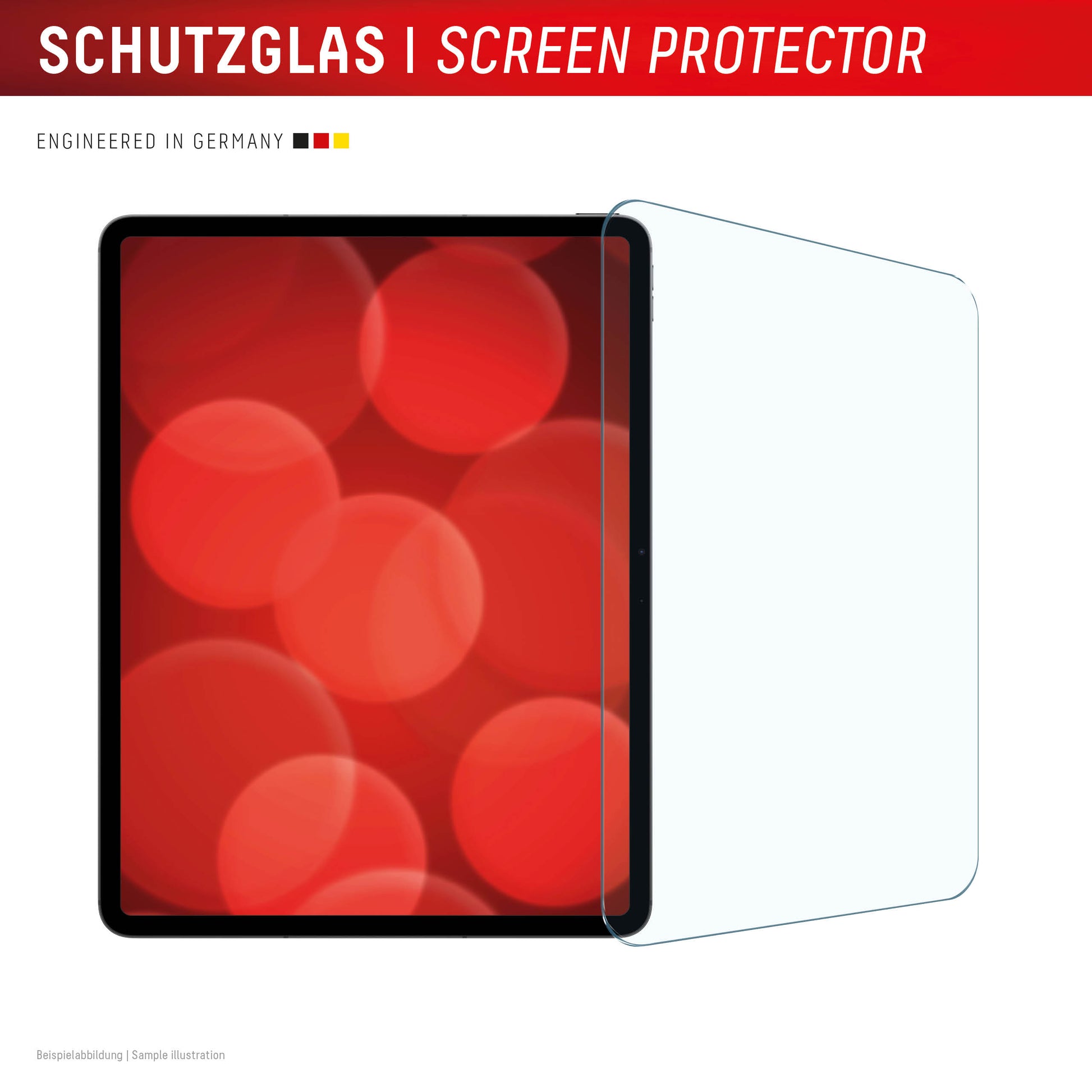 Displex Tablet Real Glass – Displayschutzfolie, Gehärtetes Glas, 10H, für iPad Air 13" (2024/2025/2026)