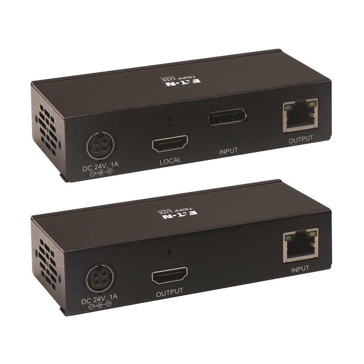 Tripp Lite B127A-1A1-BDBH – KVM-Extender-Set DP/HDMI – 4K/60 Hz, USB 1.1, IR, bis 70 m über Cat 6