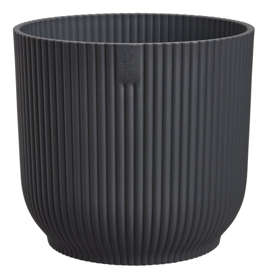 elho Schale – Recycling-Kunststoff, Schwarz – Ø 47 × 44 cm