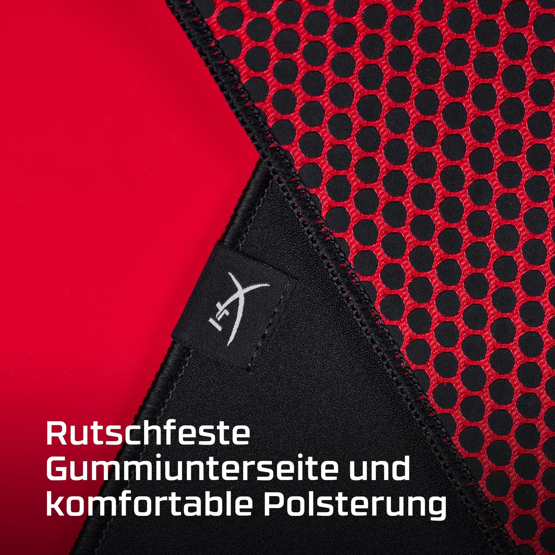 HyperX Pulsefire Mat – Gaming-Mauspad – 195 × 150 × 3 mm, Stoff, Gummi, Schwarz