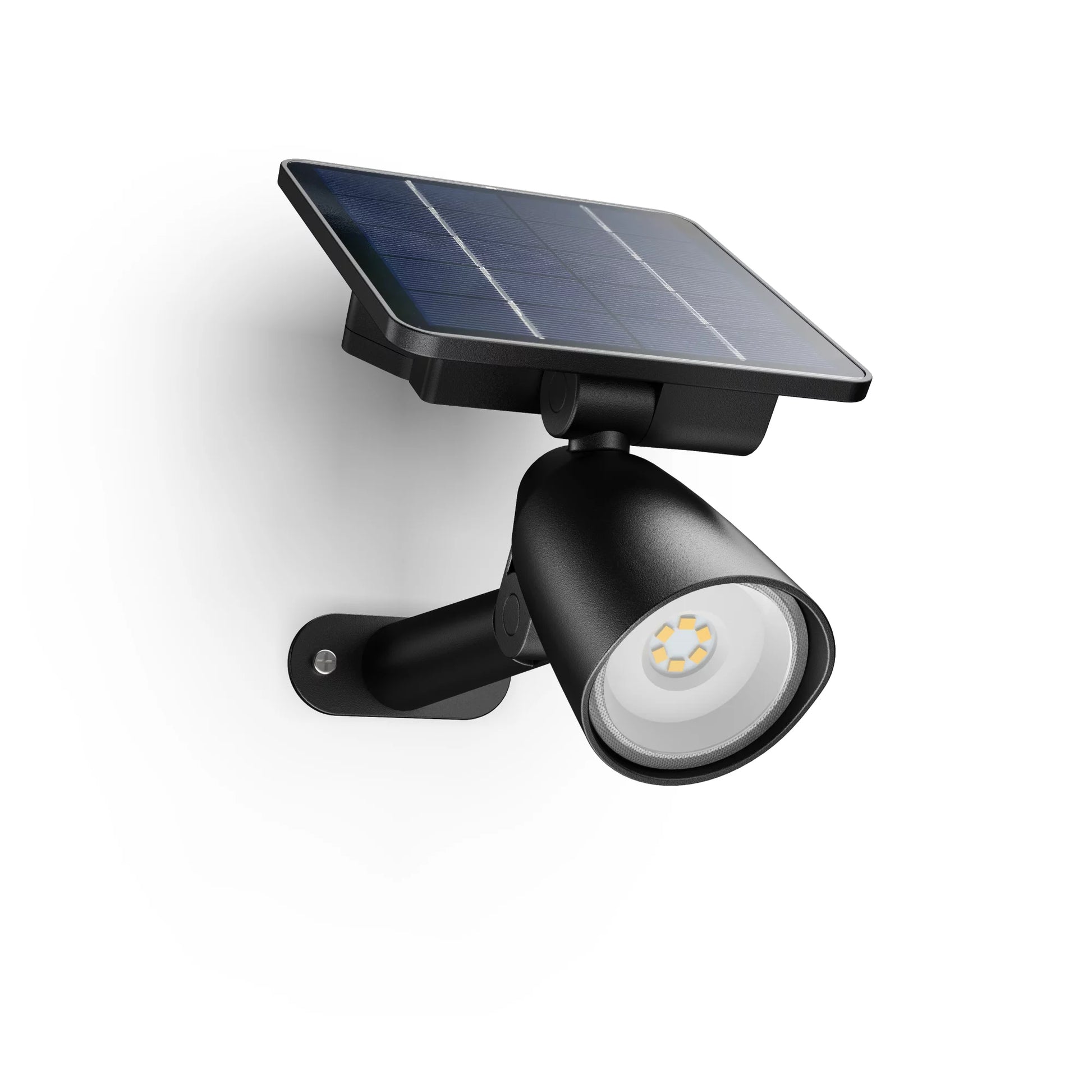 Philips by Signify Philips Aussenwandleuchte – 2700 K – IP44 – Solarbetrieb – mit Bewegungsmelder – Schwarz – Kunststoff