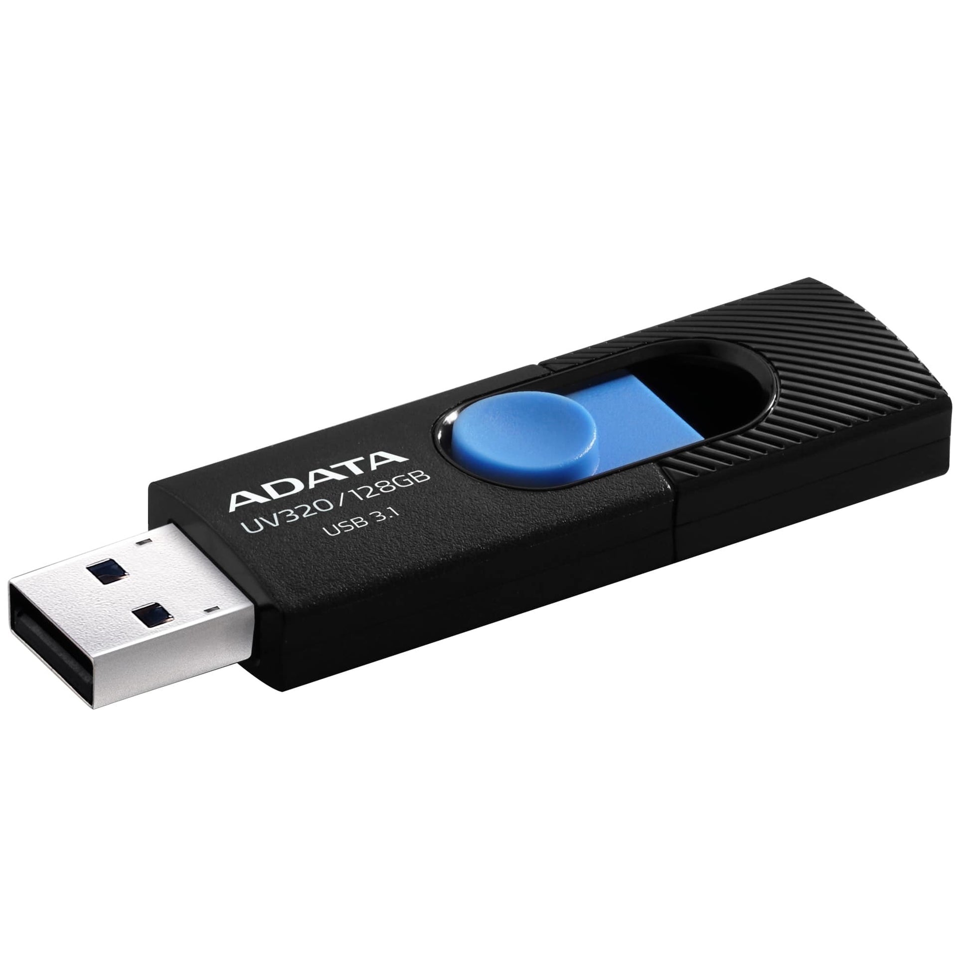 ADATA UV320 – 128 GB USB 3.1 Gen 1 Flash-Laufwerk, Schwarz/Blau