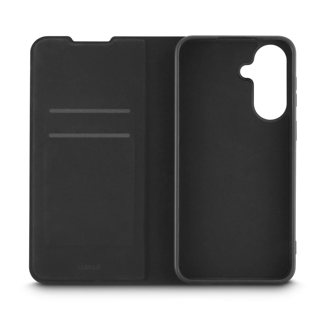 Hama Daily Protect Folio – für Samsung Galaxy A57 5G, mit Ständer, 2 Kartenfächer, PU+TPU, Schwarz