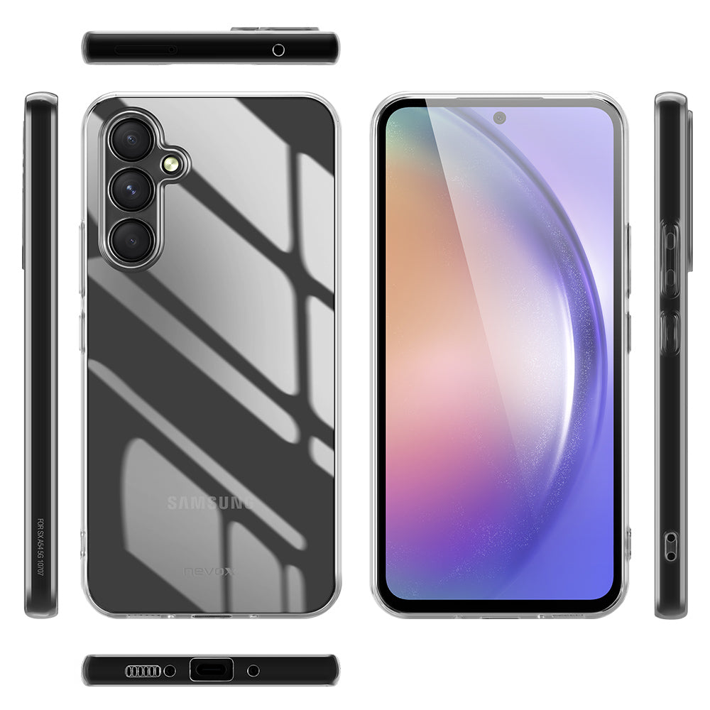 nevox StyleShell Flex – Backcover – für Samsung Galaxy A37 5G, TPU, Transparent
