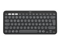 Logitech Pebble Keys 2 K380s – Tastatur, kabellos (Bluetooth), DE-Layout (DE), Graphit