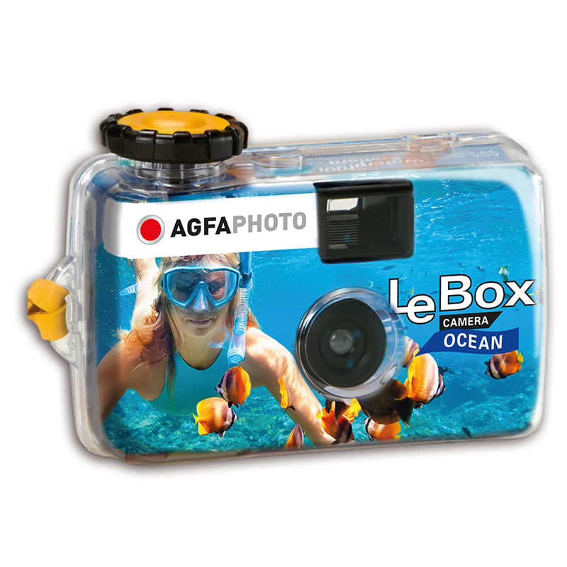 AgfaPhoto LeBox Ocean – Einweg-Filmkamera, 135 mm, Mehrfarbig
