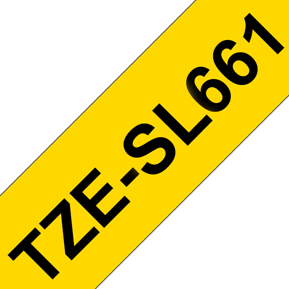 Brother Schriftband – 36 mm × 8 m, gelb, schwarz, TZe