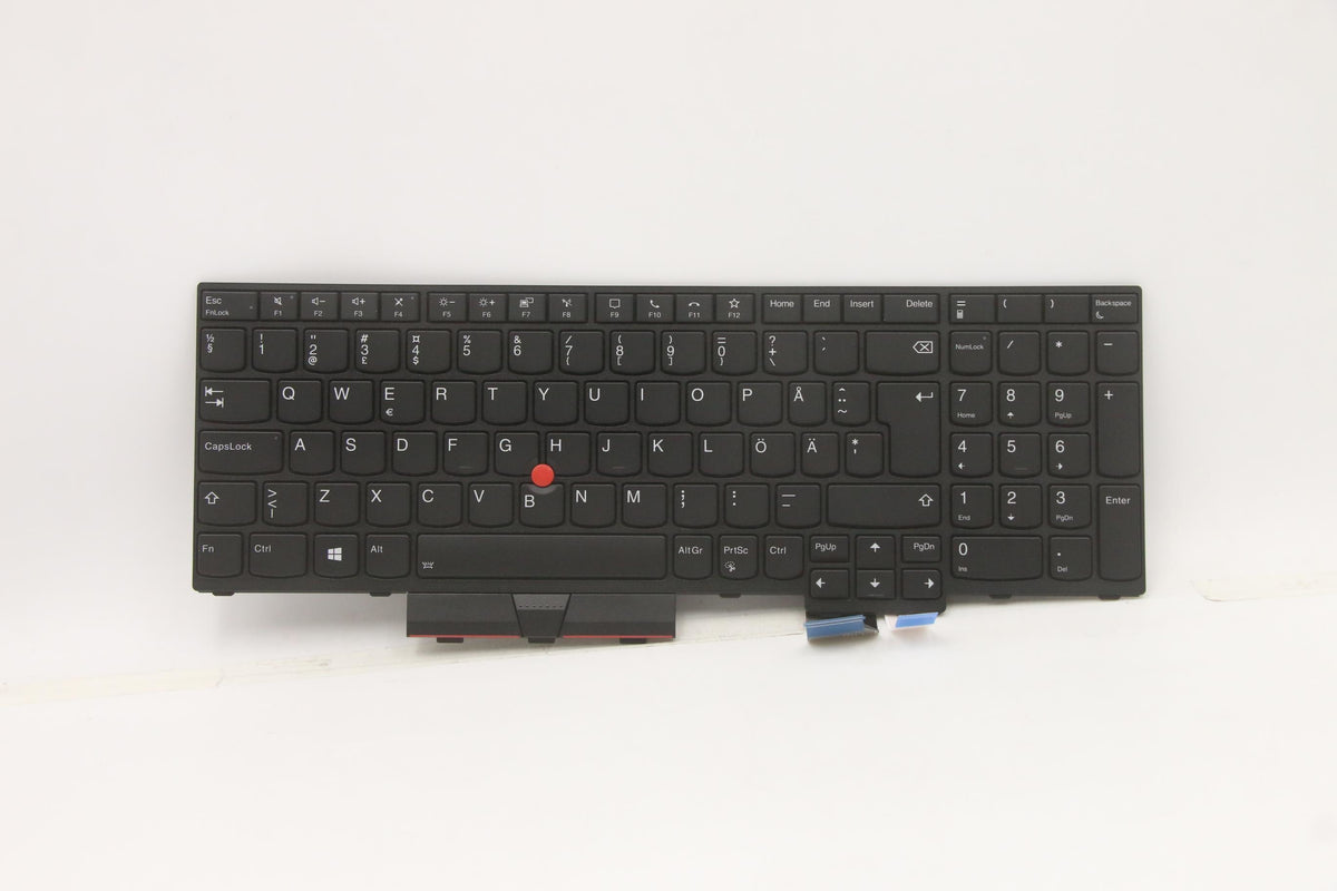 Lenovo Notebook-Ersatztastatur – QWERTY (Nordisch) – Schwarz – für ThinkPad P17 Gen 1 (20SN, 20SQ)