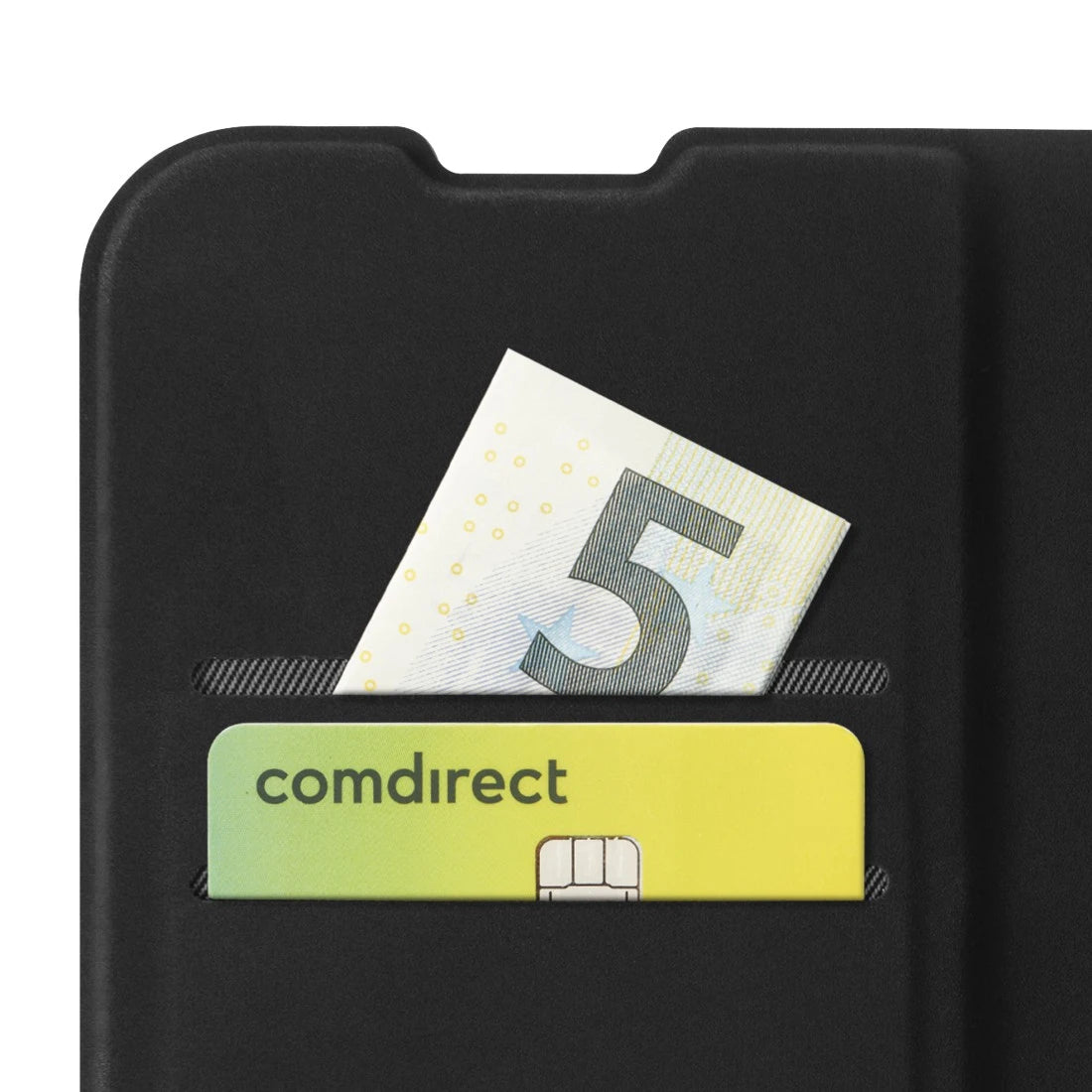 Hama Daily Protect Folio – für Samsung Galaxy A37 5G, mit Ständer, 2 Kartenfächer, TPU+PU, Schwarz