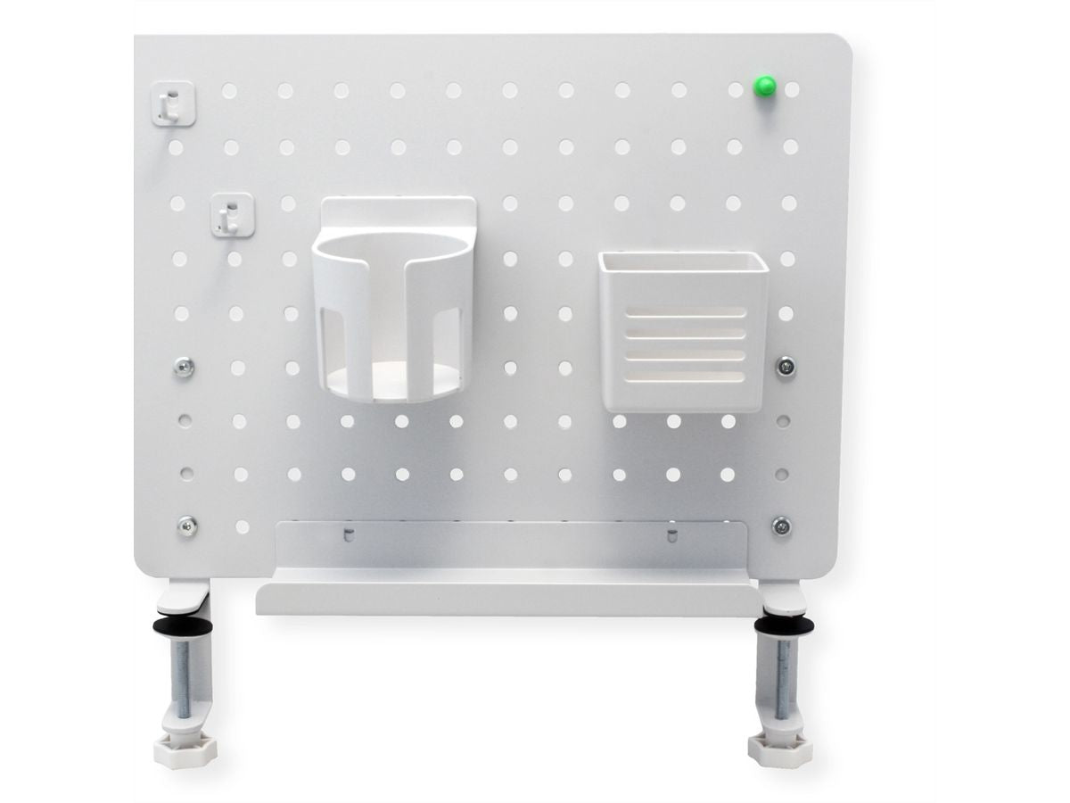 VALUE 17.99.0098 Ablageschale – weiss, Kunststoff/Stahl, B 420 × H 477 × T 99 mm
