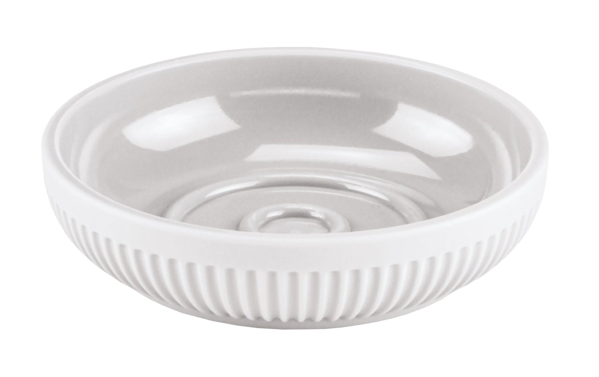 Kleine Wolke Seifenschale Scout – ABS, Ø11,5×2,8 cm, Weiss, rund