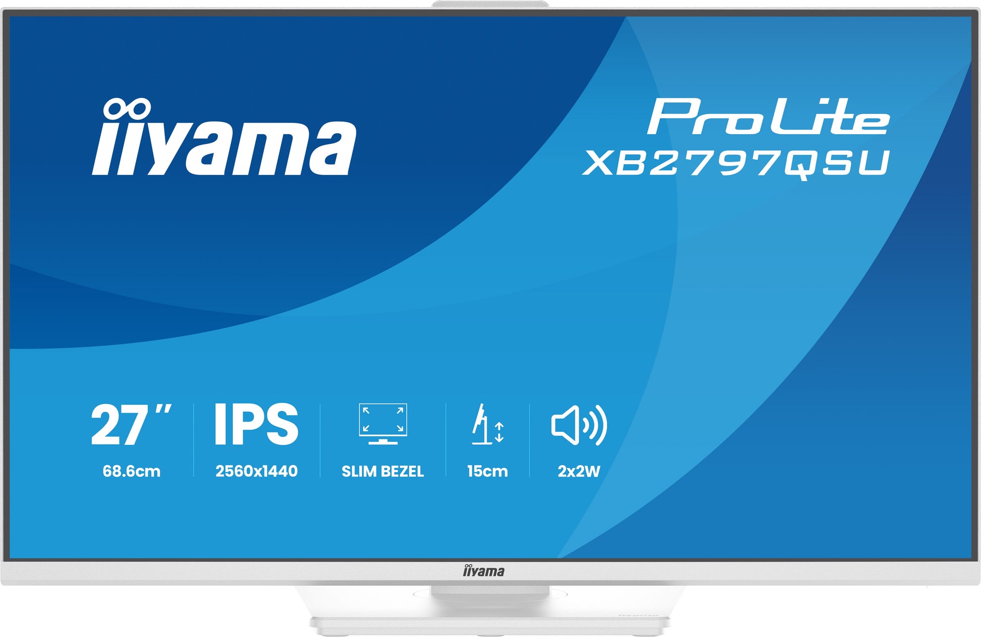 iiyama ProLite XB2797QSU-W1 – 27", 2560 × 1440 (WQHD), IPS