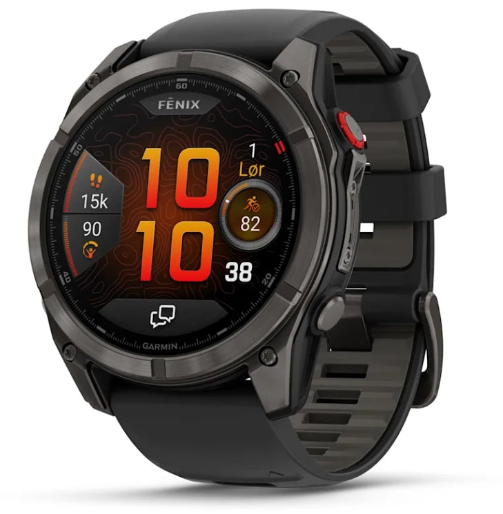 Garmin fēnix 8 Pro 51 mm GPS + Cellular – Titan Schwarz, Sportband Schwarz, 100 m