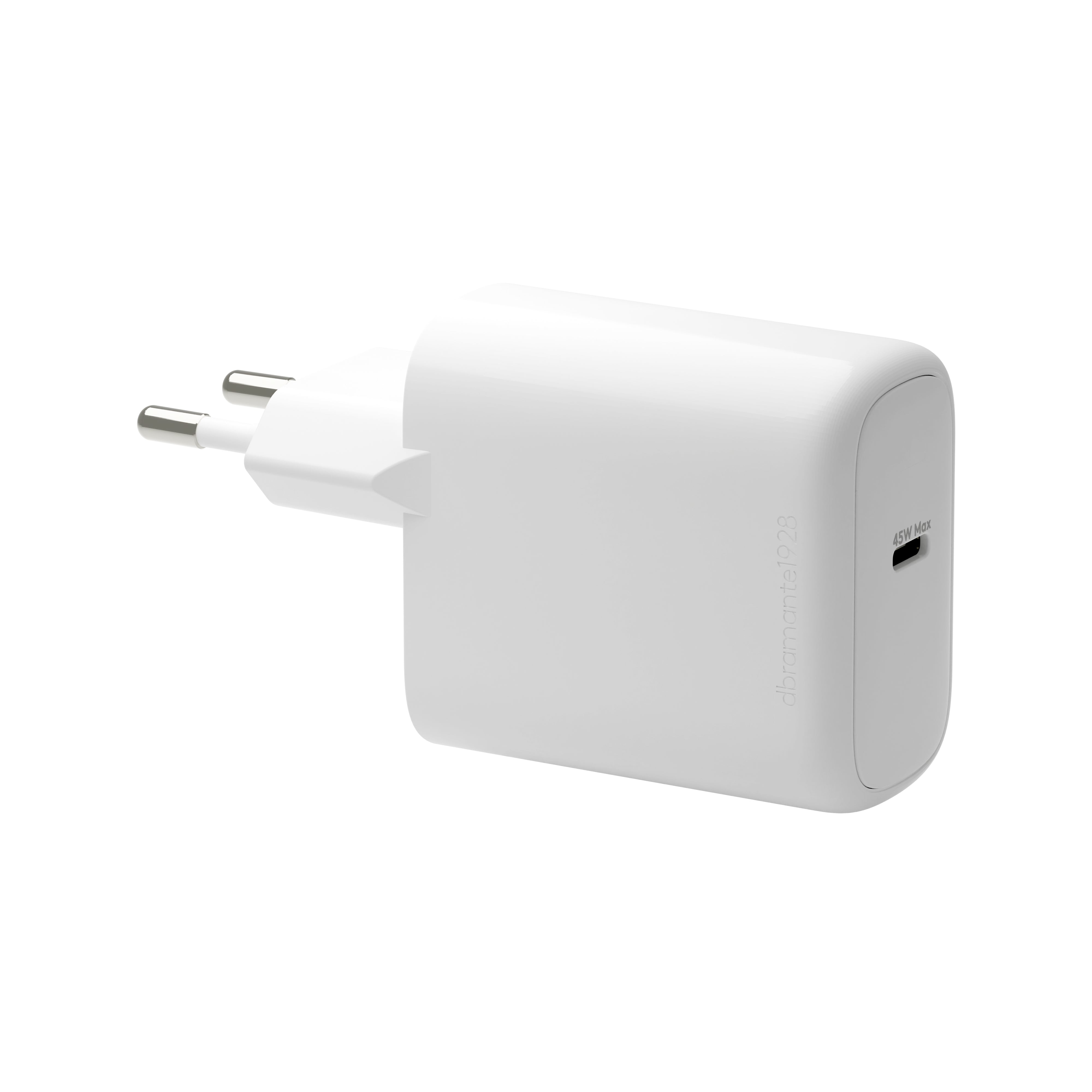 dbramante1928 re-chargePro USB-Ladegerät 45 W – USB-C×1 – PD – EU-Stecker (Typ C) – Weiss