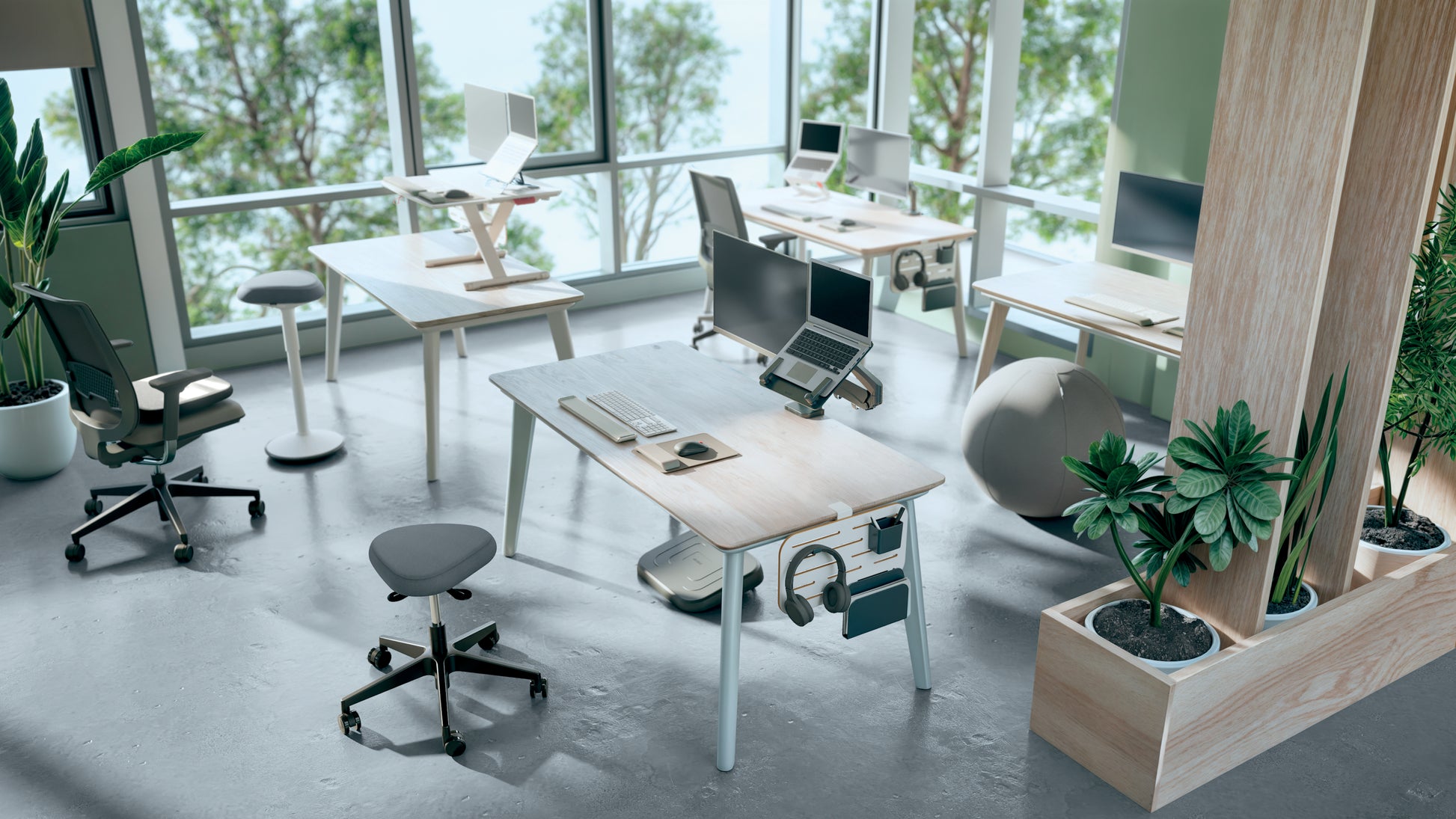 Leitz Hocker Activ – Sitzhöhe 47 cm, 110 kg, schwarz