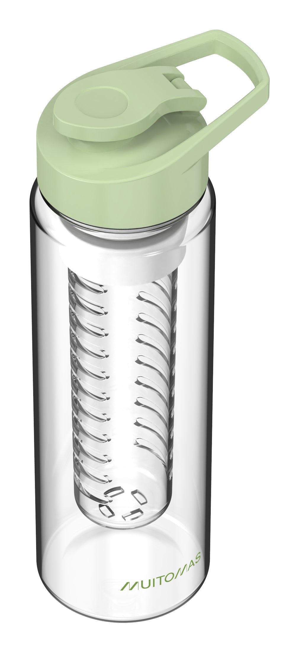 Muitomas Trinkflasche 700 ml – Kunststoff, Schraubdeckel, Grün