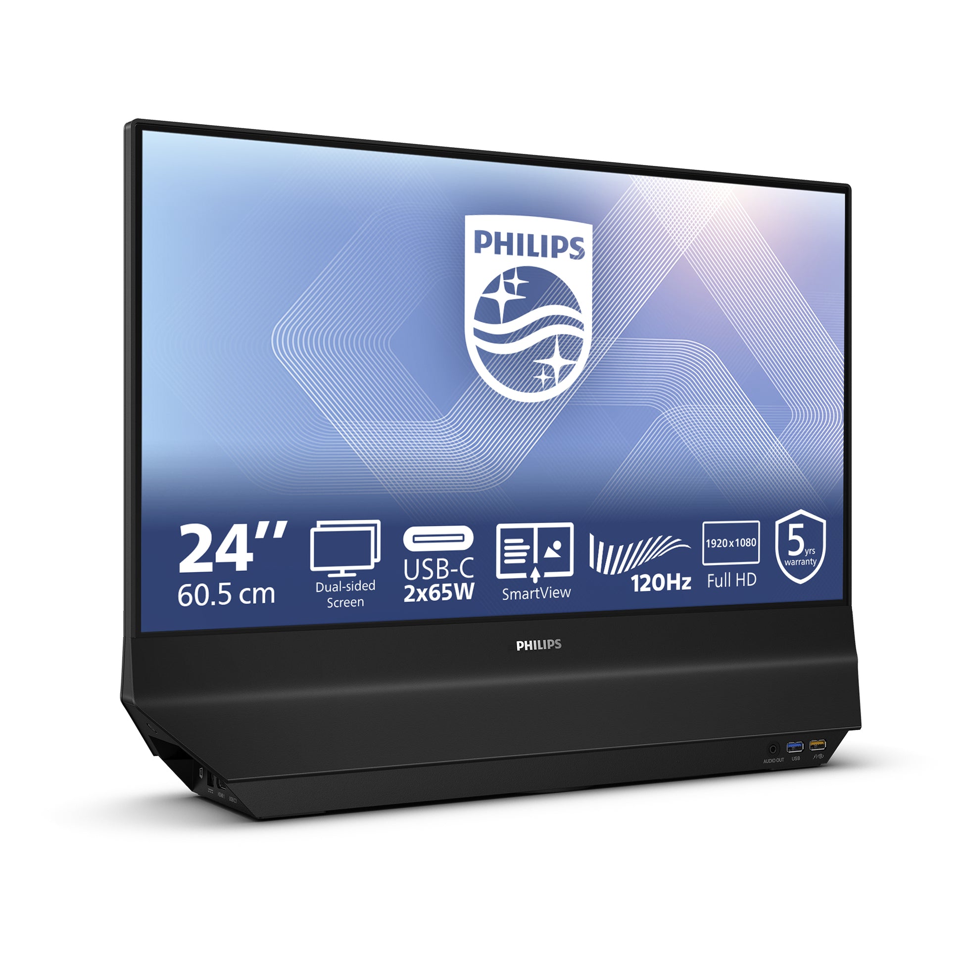 Philips 24B2D5300/00 – 23,8", 1920 × 1080 (Full HD), IPS, 120 Hz, USB-C 65 W