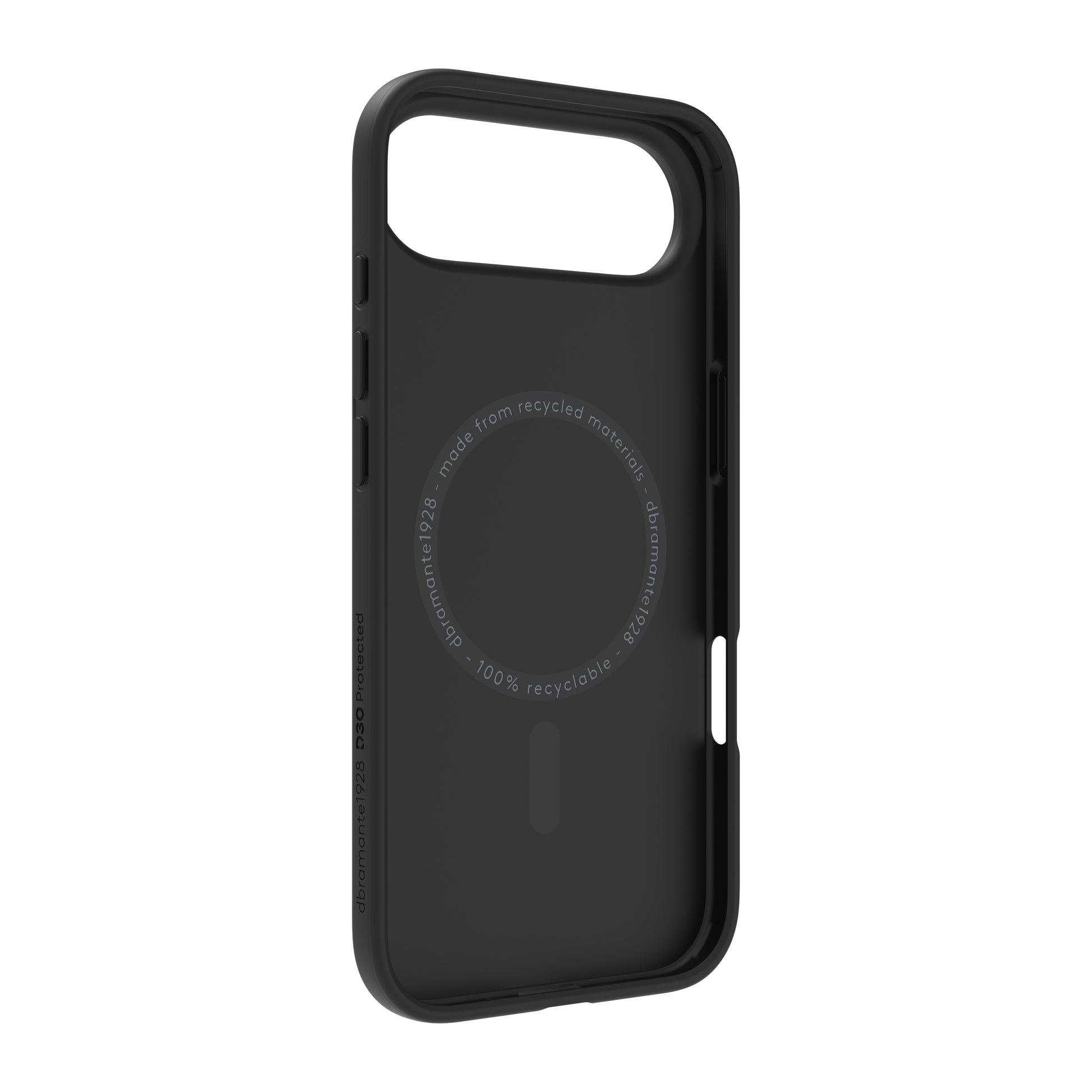 dbramante1928 Iceland Ultra D3O MS Backcover – für Apple iPhone 17 Air, schwarz, bis 4 m sturzsicher