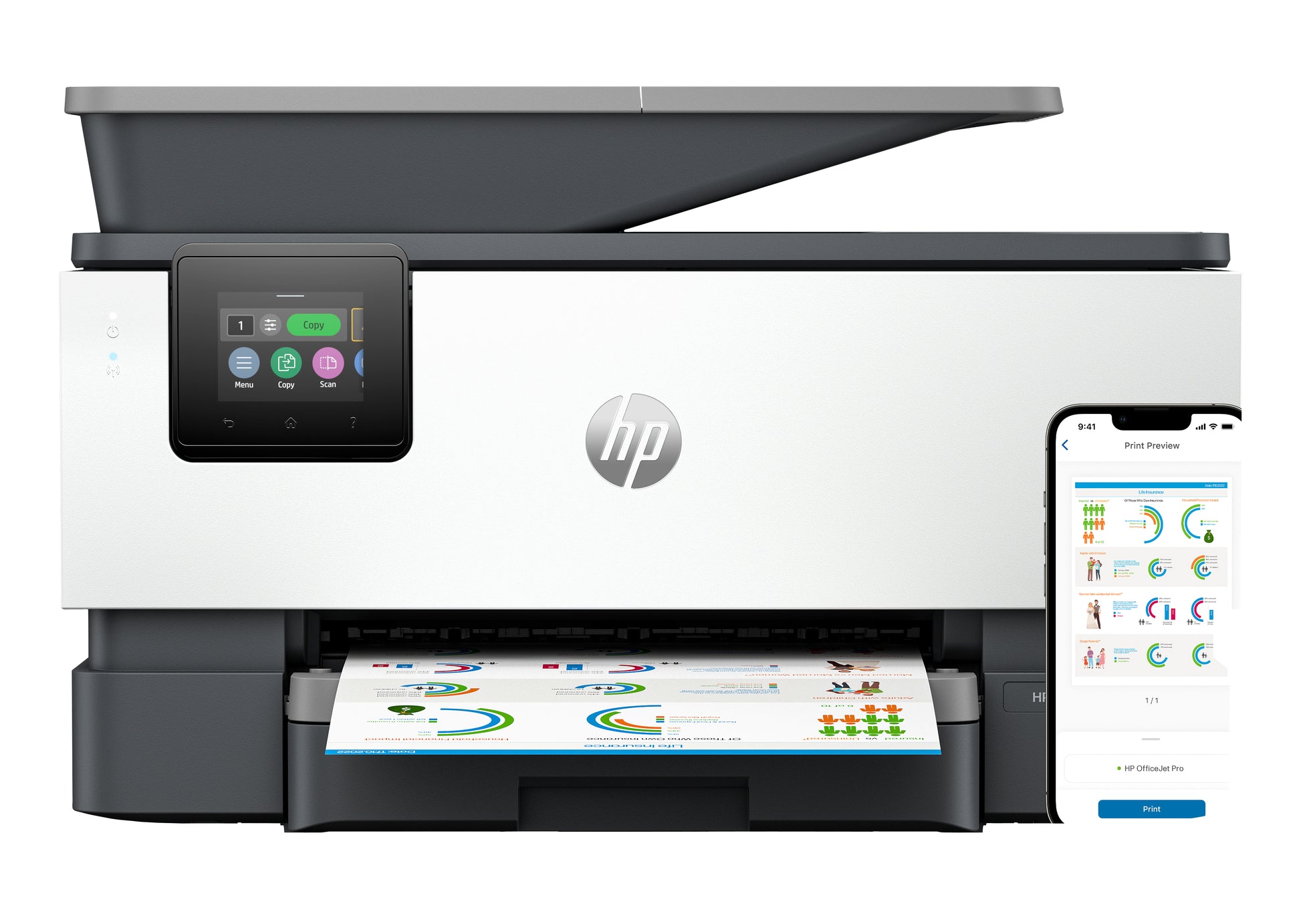 HP OFFICEJET PRO 9122E – Farbiger Tintenstrahl-MFP