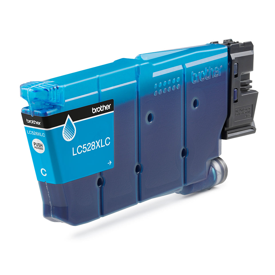 Brother LC528XLC Cyan Tintenpatrone (Original) – 10'000 Seiten – für Brother MFC-J6975DW/J6977DW