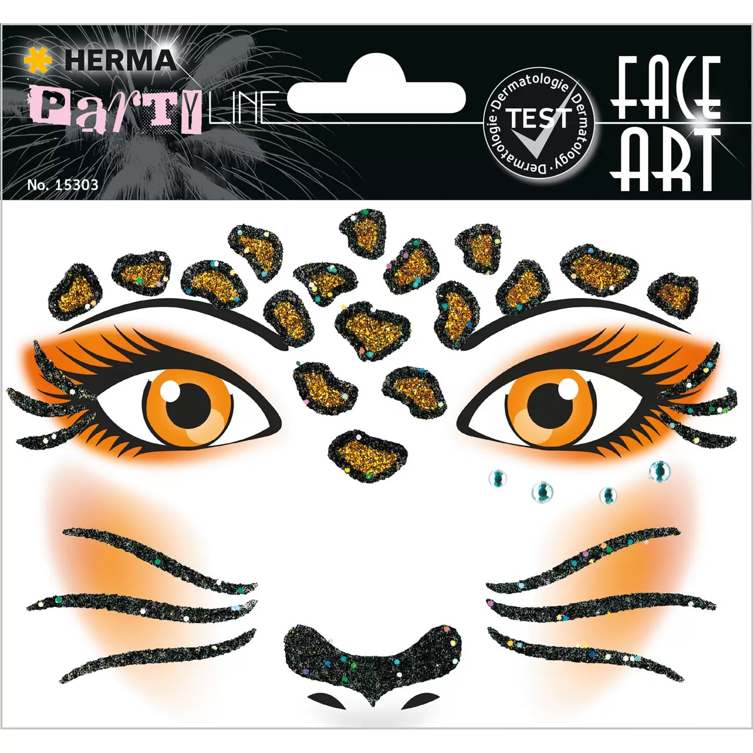 HERMA Face Art Leopard – Tattoos, Folie