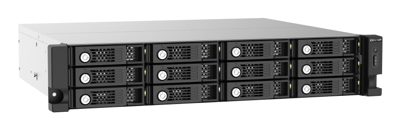 QNAP TL-R1220SEP-RP – 12-Bay Rack 2U HDD/SSD-Gehäuse – für 2,5"/3,5" HDD/SSD, SAS/SATA