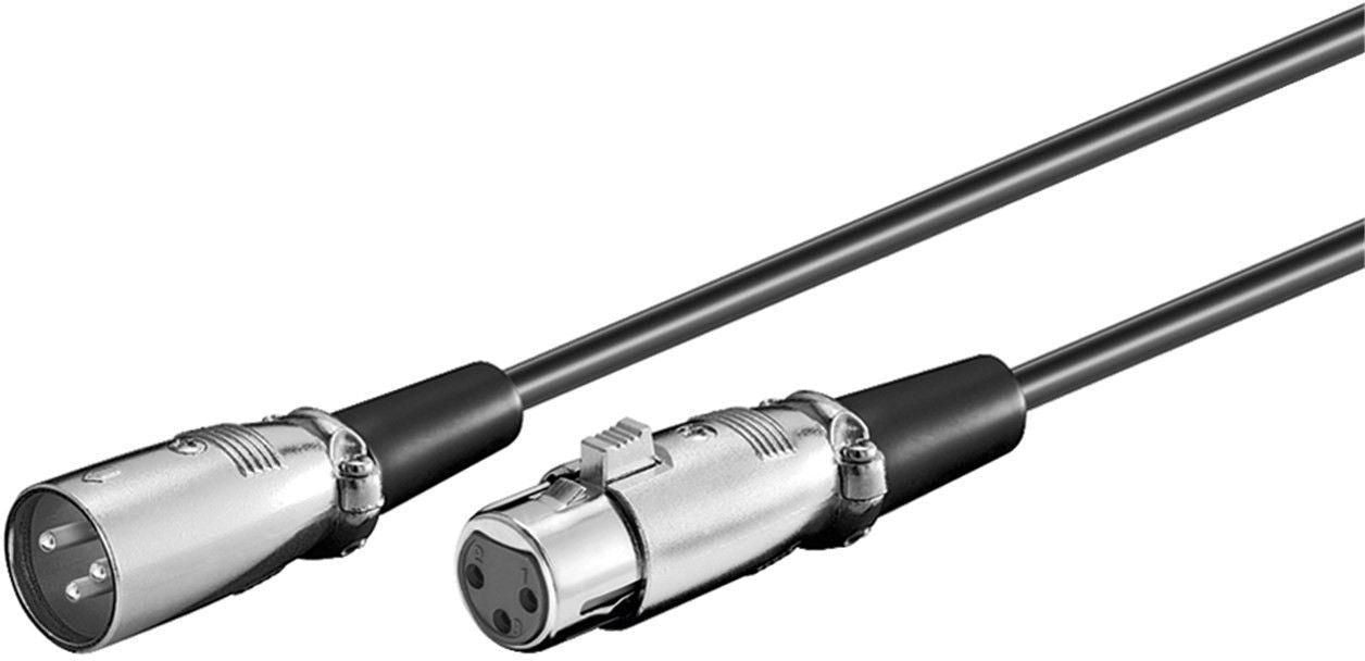 Microconnect XLR-Kabel – XLR (3-pol) M–F – 5 m