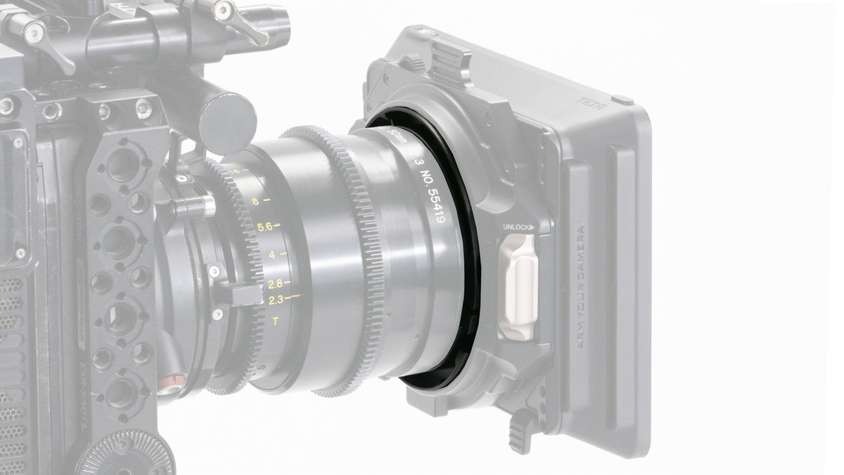 Tilta MB-T16-C80 Filterhalter-Adapterring – 80 mm – für Tilta Mirage – Schwarz