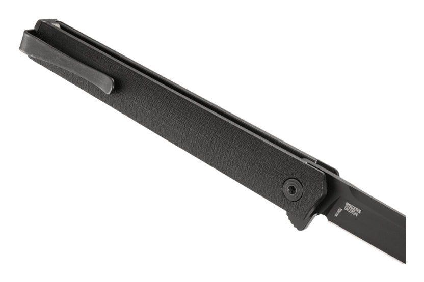 CRKT CEO Flipper – Klappmesser 85 mm, Liner-Lock, Schwarz