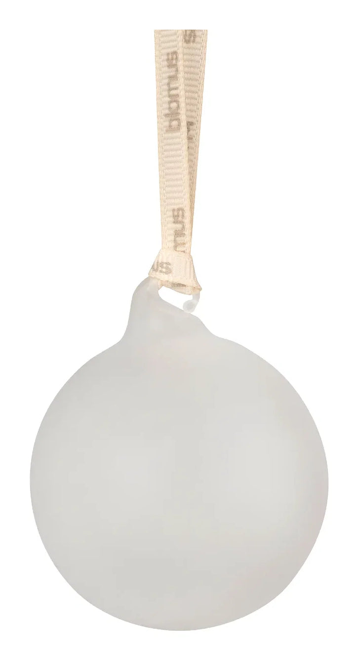 Blomus Weihnachtskugel – Ø 9 × 10 cm – Glas & Polyester, mehrfarbig, 2-teilig