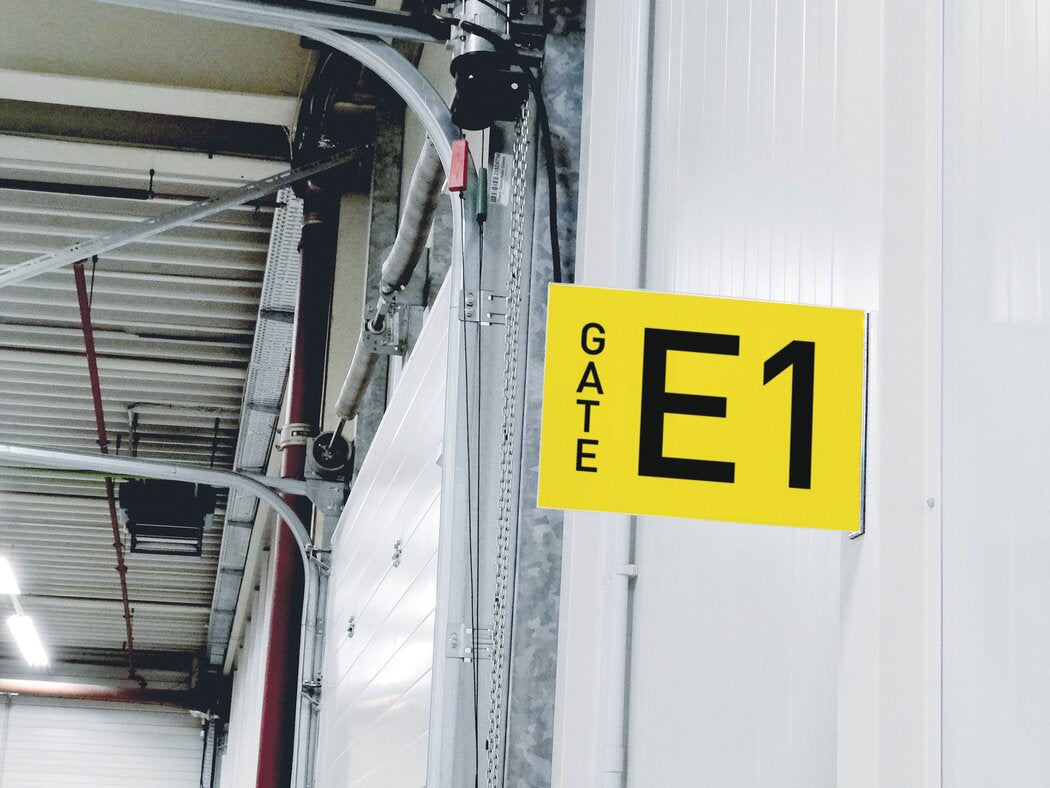 Durable Schilderhalter – für A4 – magnetisch – weiss – Kunststoff – 303×214×33 mm – 10 Stk.