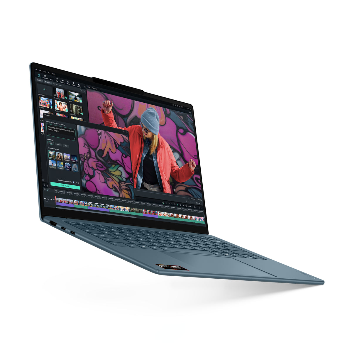 Lenovo Yoga Slim 7 14Akp10 Copilot+ – 14" WQXGA+ OLED, Ryzen AI 7 350, 16 GB, 512 GB SSD, Win 11 Home