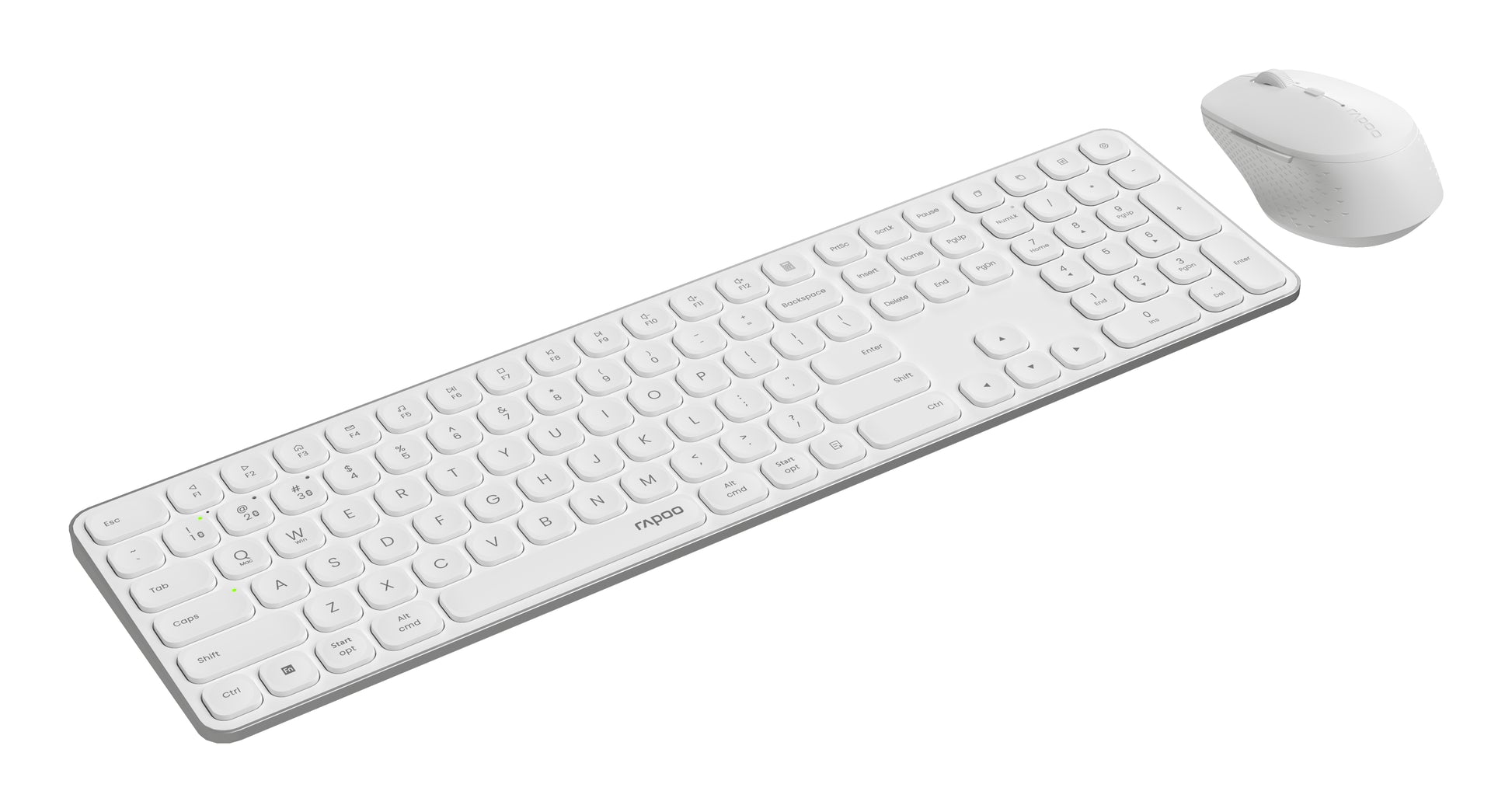 Rapoo 9810M – Kabellose Tastatur (Bluetooth/2,4 GHz), CH-Layout (DE-CH), Schwarz – für Windows, macOS