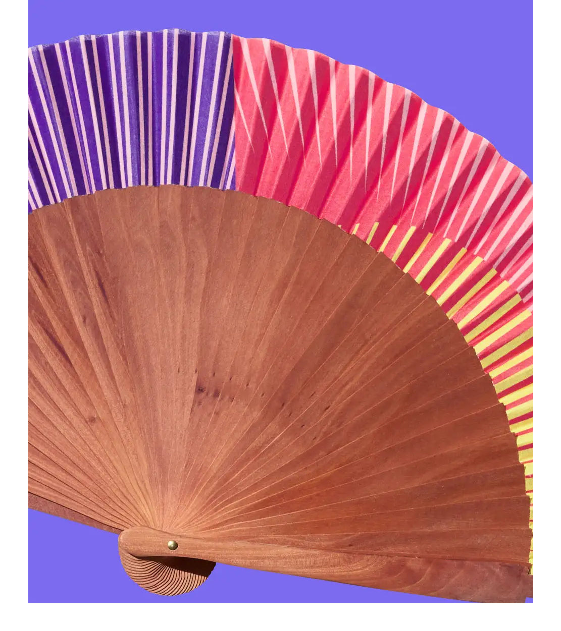 A FAN OF Handventilator AFO sunglow – Blau, Weiss, Gelb