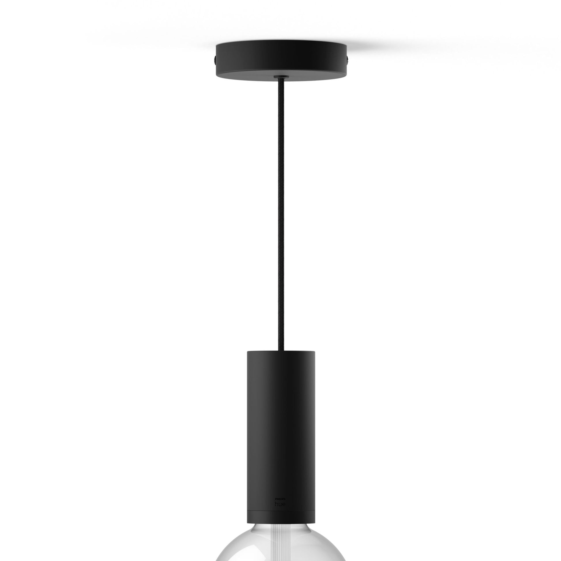 Philips by Signify Philips Hue Lampenhalter (mit Kabel) E27, 1,5 m – Schwarz, Aluminium – für Philips Hue – 1 Stk.