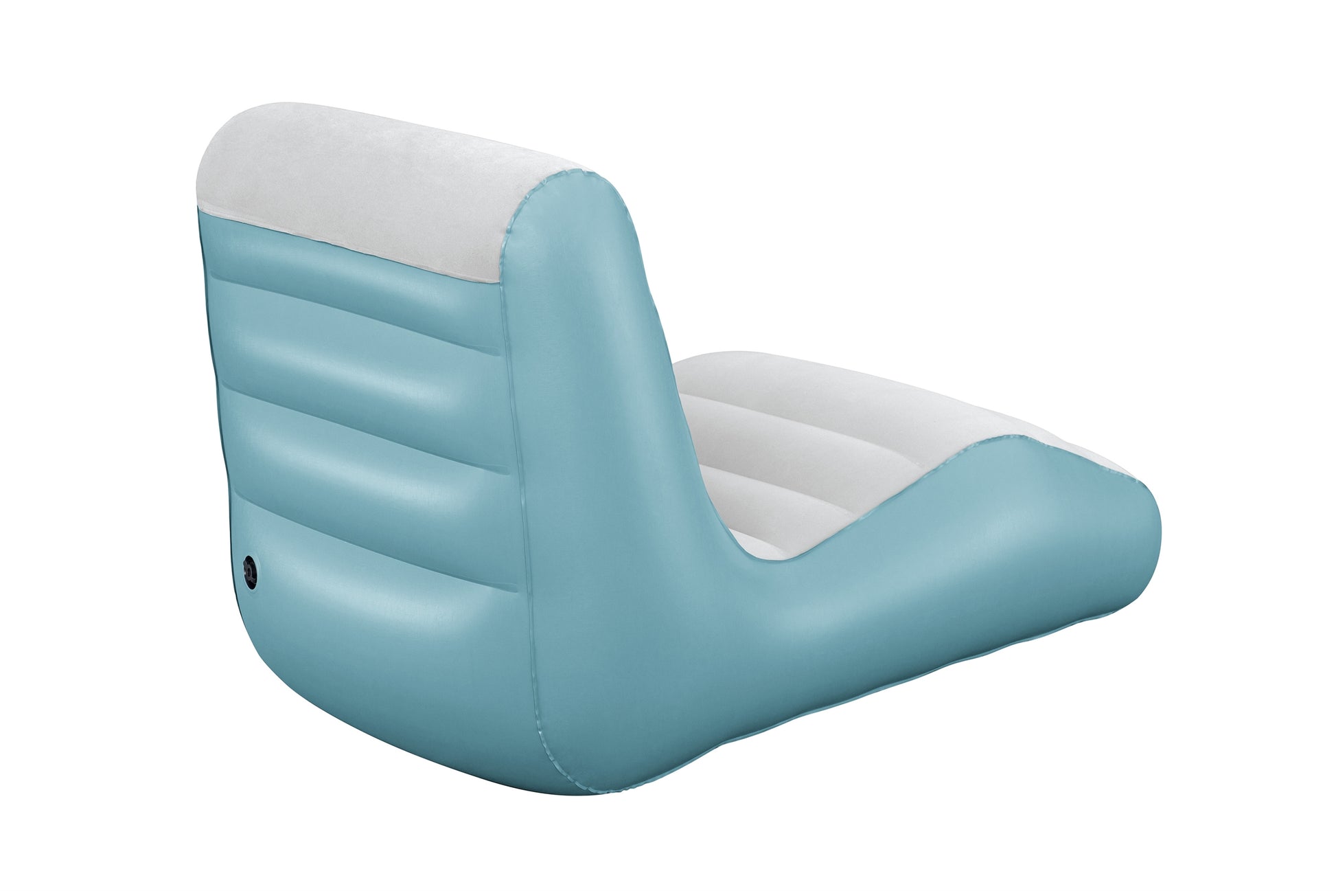Bestway Kinderstuhl 75127 – 79 × 133 × 88 cm – PVC – blau/weiss – mit Flickzeug