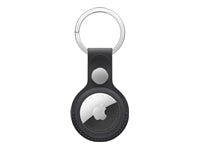Apple AirTag-Schlüsselanhänger Feingewebe für AirTag – Mikro-Twill/Edelstahl, Schwarz