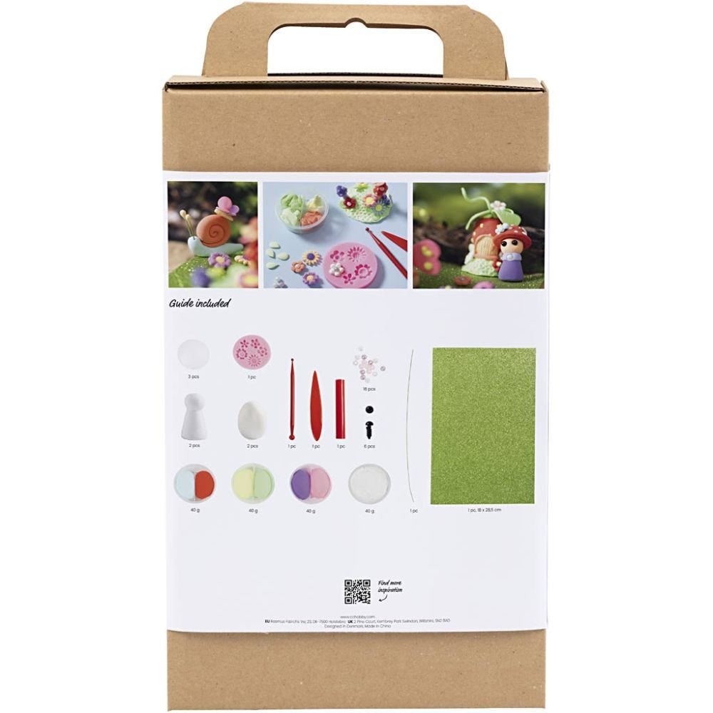 Creativ Company Knete- / Modelliermasse-Set – Fee – Mehrfarbig – ab 6 Jahren